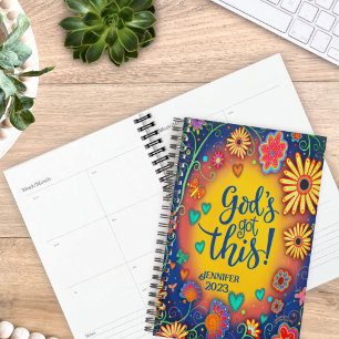 God’s Got This Personalized Pretty Floral Planner