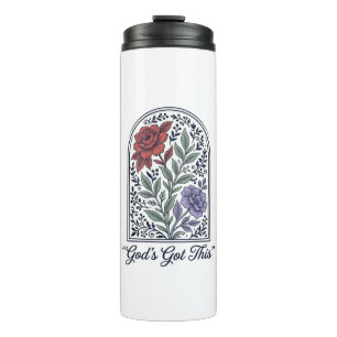 God’s Got This Vintage Floral Faith Thermal Tumbler