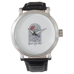 God’s Got This Vintage Floral Faith Watch