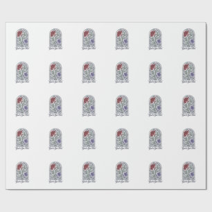 God’s Got This Vintage Floral Faith Wrapping Paper