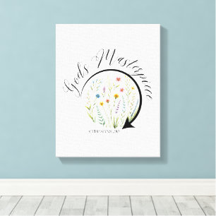 God’s Masterpiece Ephesians 2:10 Bible Verse Canvas Print