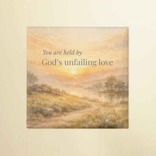 God’s Unfailing Love Christian Encouragement Magnet (Creator Uploaded)