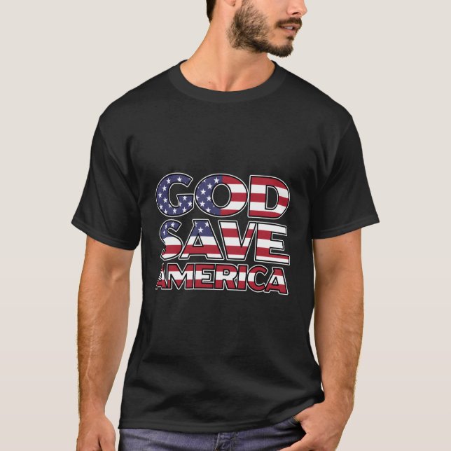 God Save America T-Shirt (Front)