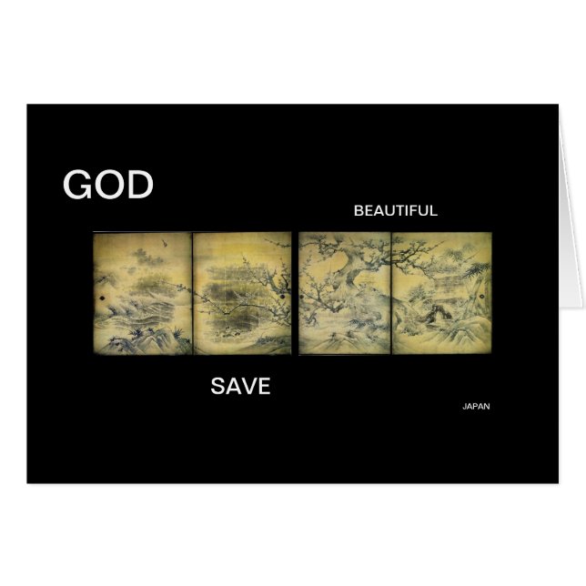 GOD SAVE BEAUTIFUL JAPAN (Front Horizontal)