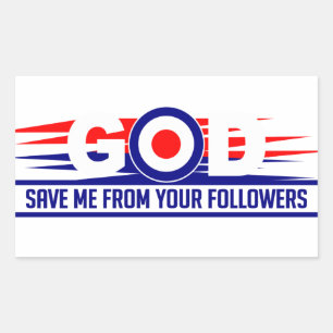 GOD SAVE ME stickers