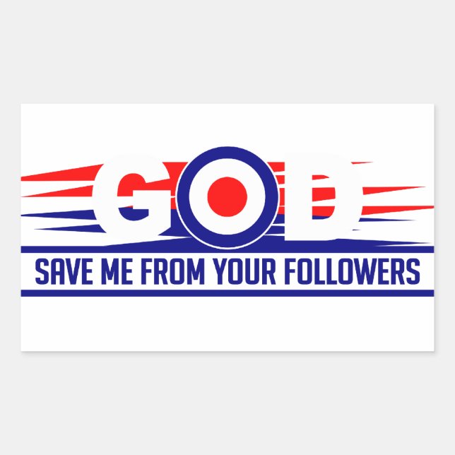 GOD SAVE ME stickers (Front)