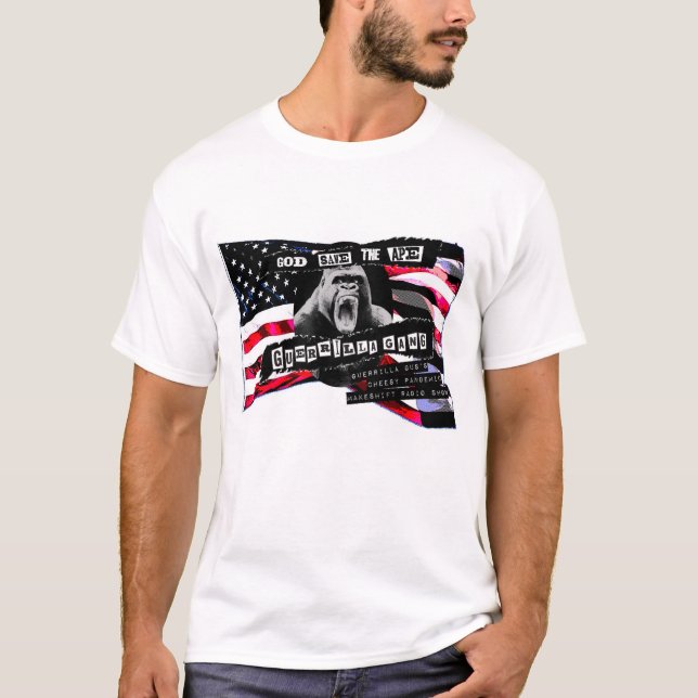 God Save The Ape - Guerrilla Gang T-Shirt (Front)