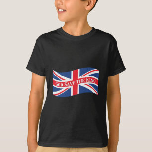 God Save the King with Union Jack T-Shirt