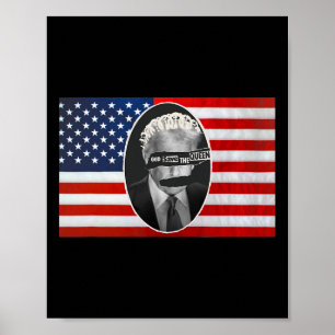 God Save The Queen Anti Trump  Poster