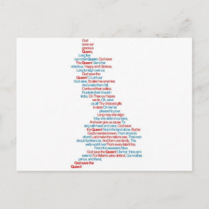 God Save the Queen Postcard