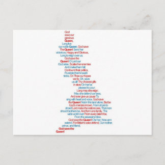 God Save the Queen Postcard