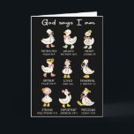 God Say I Am Funny Christian Goose Women Bible Ver Card<br><div class="desc">God Say I Am Funny Christian Goose Women Bible Verse Jesus</div>