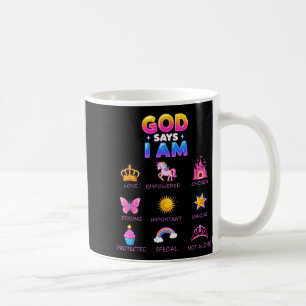 God Say I Am Princess Cute Jesus Teen Girl Toddler Coffee Mug
