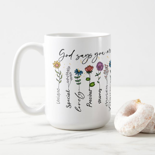God Say You Are Special Coffee Mug (With Donut)