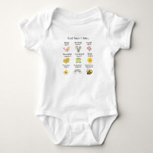 God Says I Am... Baby Bodysuit