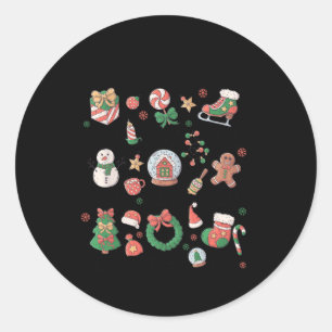 God Says I Am Cute Christmas Xmas Christian Boys G Classic Round Sticker