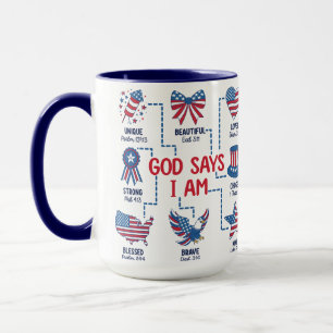 God Says I Am His Child Mug