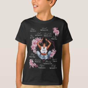 God Says I Am Melanin Black History Month African T-Shirt