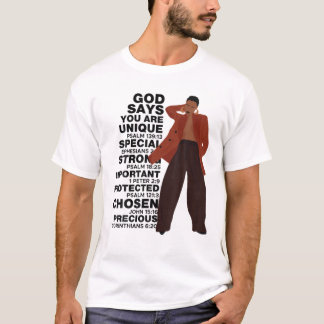 God Says Melanin Girl International Women Day Girl T-Shirt
