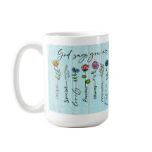 "God says you are..." Customizable Faith Design