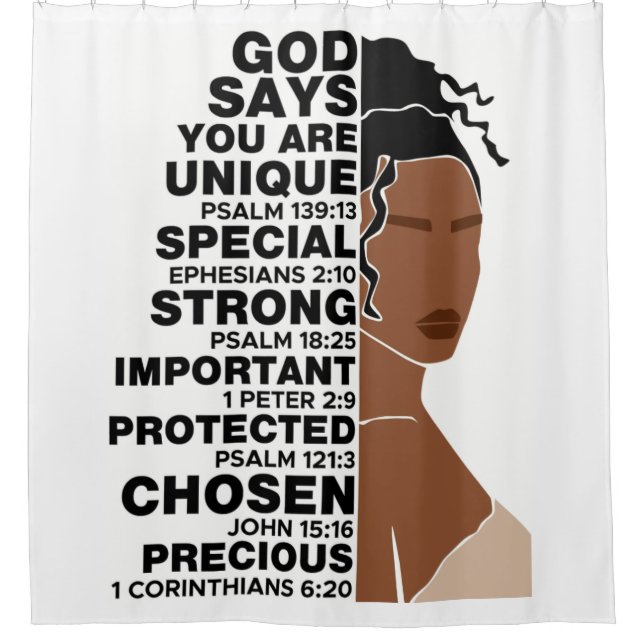 God Says Your Are Black Queen Melanin Woman (Front)