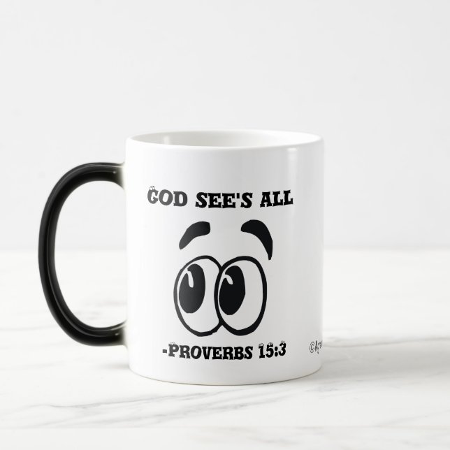 God see's all magic mug (Left)