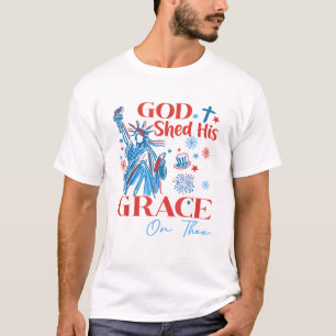 God Shed His Grace On Thee Christian Jesus T-Shirt