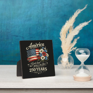 God Shed His Grace On Thee USA 250th Anniversary Plaque