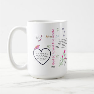 God so Loved the World Christian Coffee Mug
