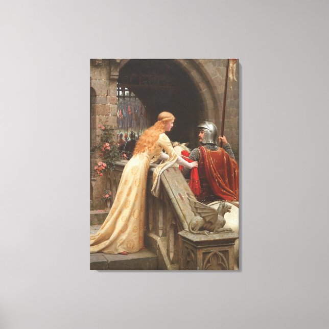 God Speed by Edmund Blair Leighton, c. 1900 Canvas Print (Front)