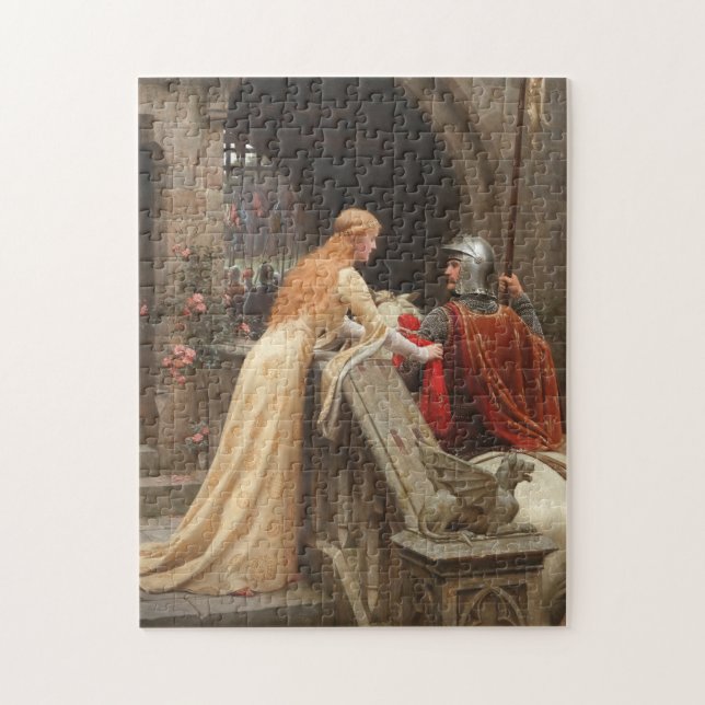 God Speed by Edmund Blair Leighton, c. 1900 Jigsaw Puzzle (Vertical)