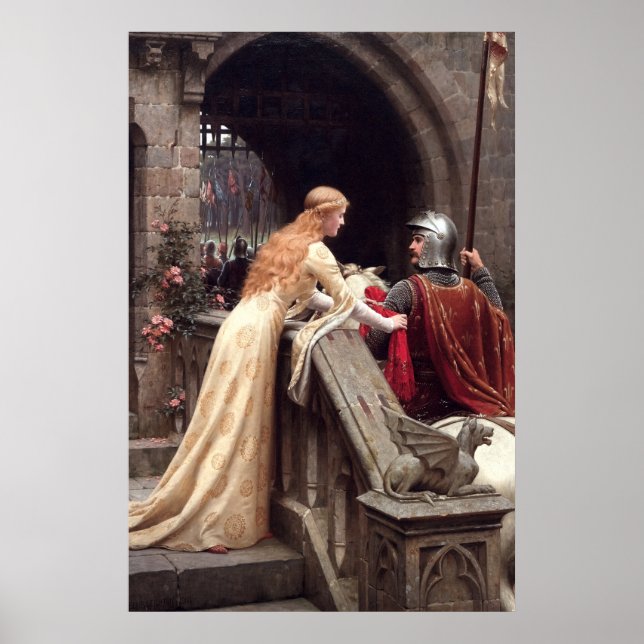 God Speed by Edmund Leighton Poster (Front)