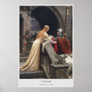 God Speed by Edmund Leighton Poster