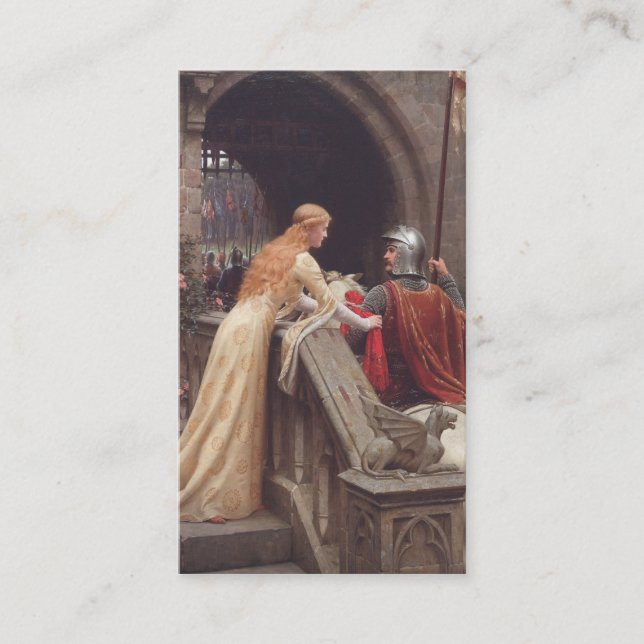 God Speed! - Edmund Blair Leighton Business Card (Front)