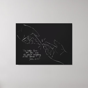 God supply’s all your needs canvas print