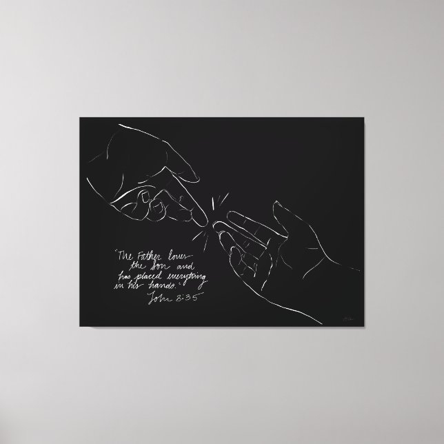 God supply’s all your needs canvas print (Front)