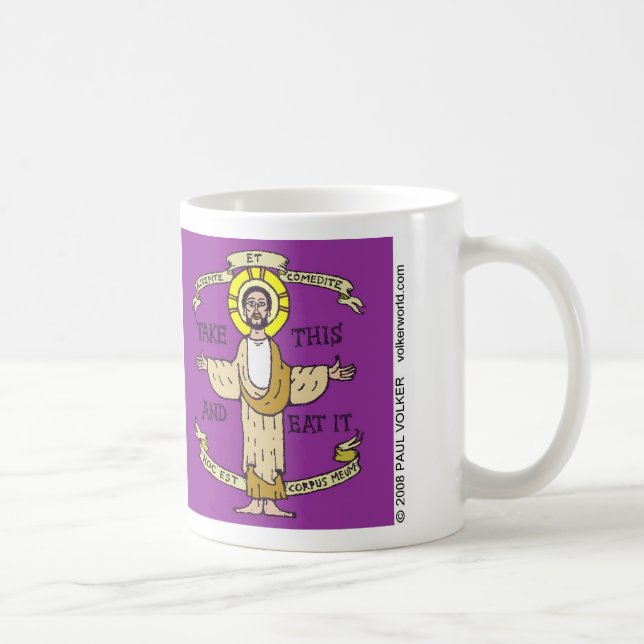 God was created by an artist.$12.95 coffee mug (Right)