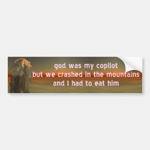 god was my copilot bumper sticker