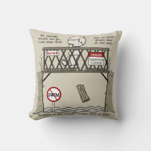 God Will Be There Throw Pillow