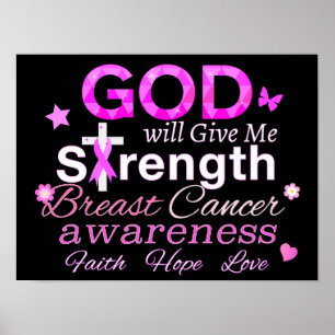 GOD Will Give Me Strength Poster