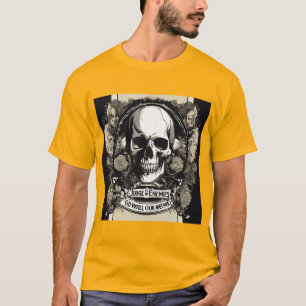 God Will Judge: Skull Logo T-Shirt Design