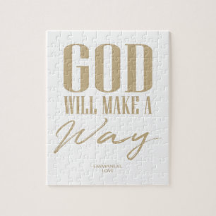 God will make a way jigsaw puzzle