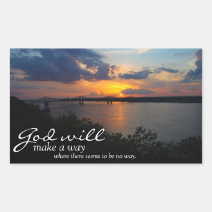 God will make a way there seems to be no way sticker