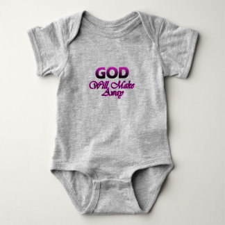 God will make away baby bodysuit