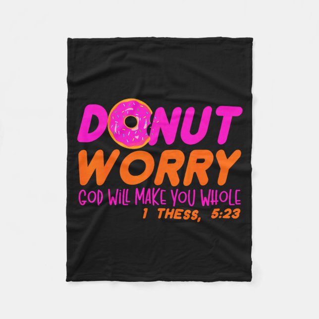 God Will Make You Whole Funny Men Women Jesus Doug Fleece Blanket (Front)
