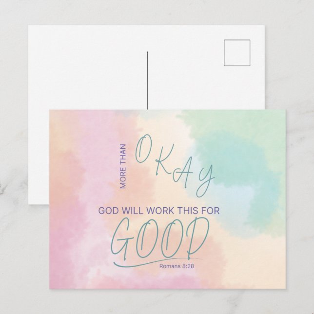 God Works All Things for Good Postcard (Front/Back)