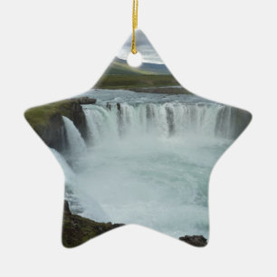Godafoss Ceramic Ornament