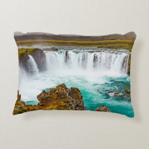 Godafoss waterfall, Iceland Accent Pillow