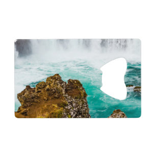 Godafoss waterfall, Iceland Credit Card Bottle Opener