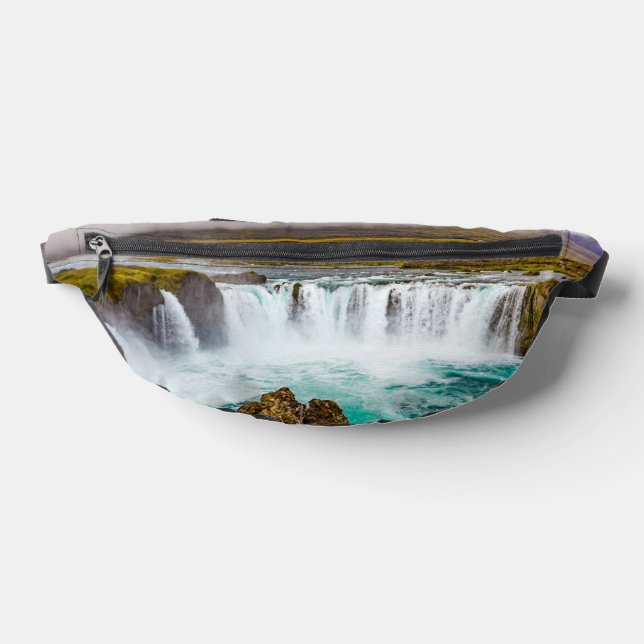 Godafoss waterfall, Iceland Fanny Pack (Lay Down)